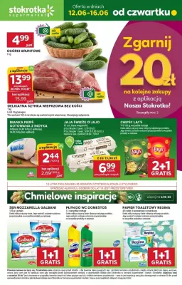 Stokrotka - gazetka promocyjna Gazetka Supermarket od czwartku 12.06 do poniedziałku 16.06