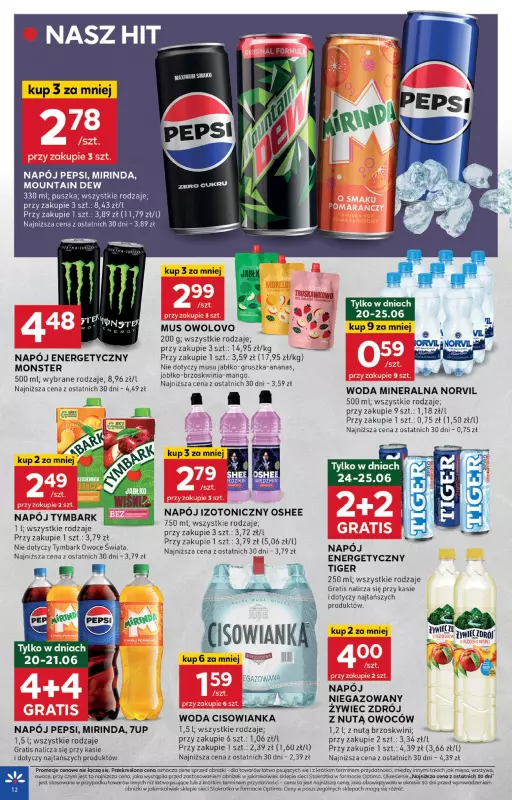 Stokrotka - gazetka promocyjna Gazetka Optima od wtorku 17.06 do środy 25.06 - strona 12