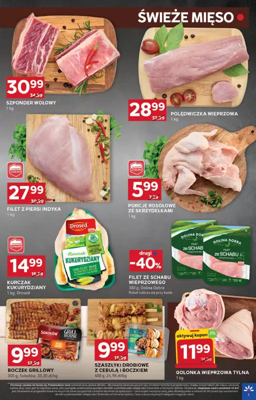 Stokrotka - gazetka promocyjna Gazetka Optima od wtorku 17.06 do środy 25.06 - strona 3