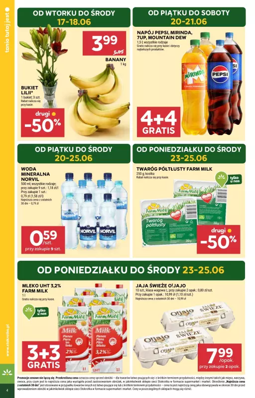 Stokrotka - gazetka promocyjna Gazetka Market od wtorku 17.06 do środy 25.06 - strona 4