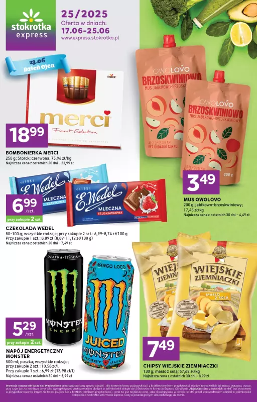 Stokrotka - gazetka promocyjna Gazetka Express od wtorku 17.06 do środy 25.06