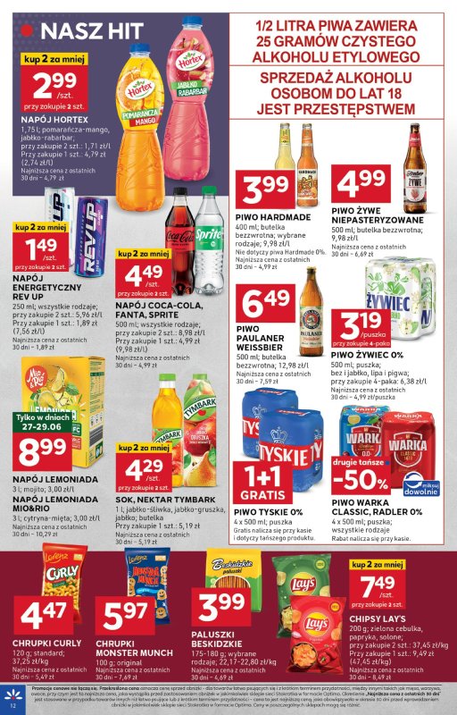 Stokrotka - gazetka promocyjna Gazetka Optima od czwartku 26.06 do środy 02.07 - strona 12