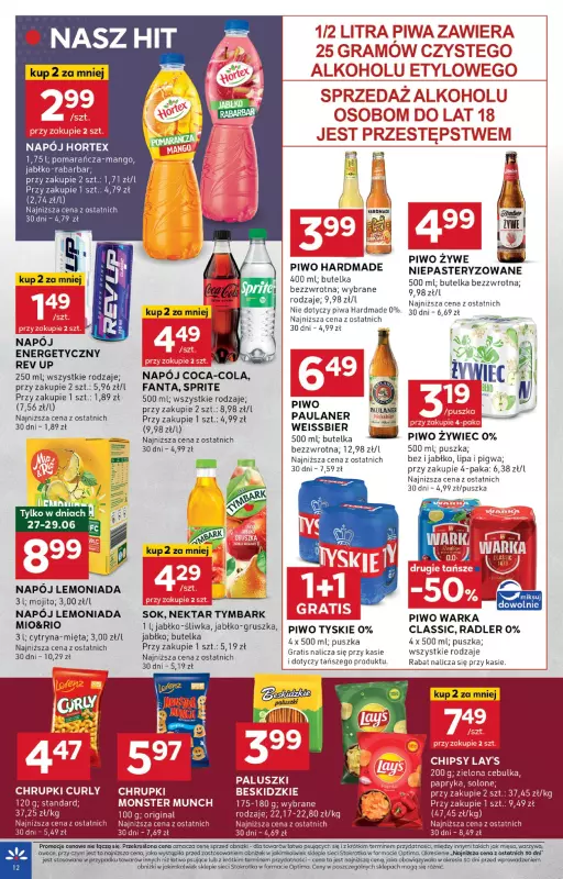 Stokrotka - gazetka promocyjna Gazetka Optima od czwartku 26.06 do środy 02.07 - strona 12
