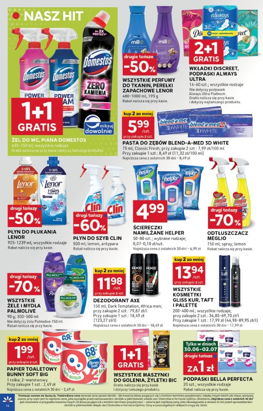 Stokrotka - gazetka promocyjna Gazetka Optima od czwartku 26.06 do środy 02.07 - strona 14