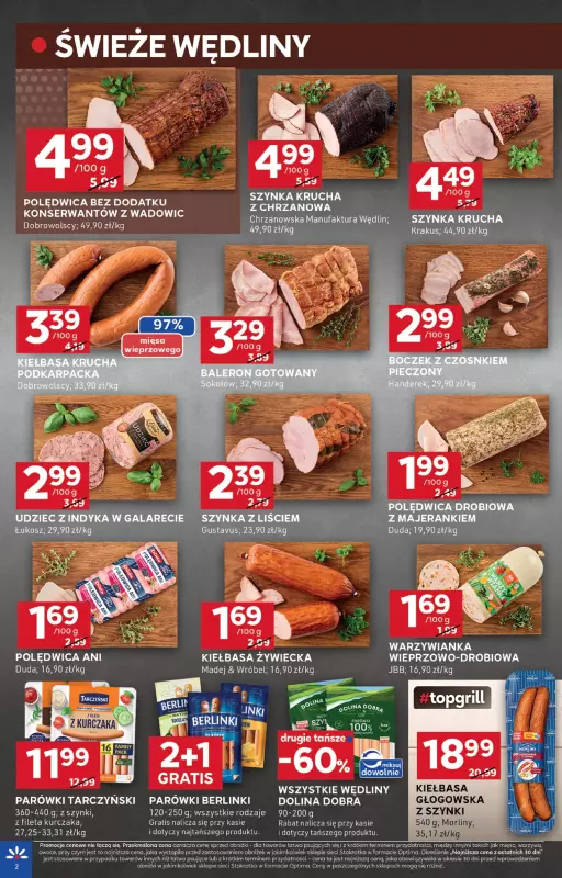 Stokrotka - gazetka promocyjna Gazetka Optima   - strona 2