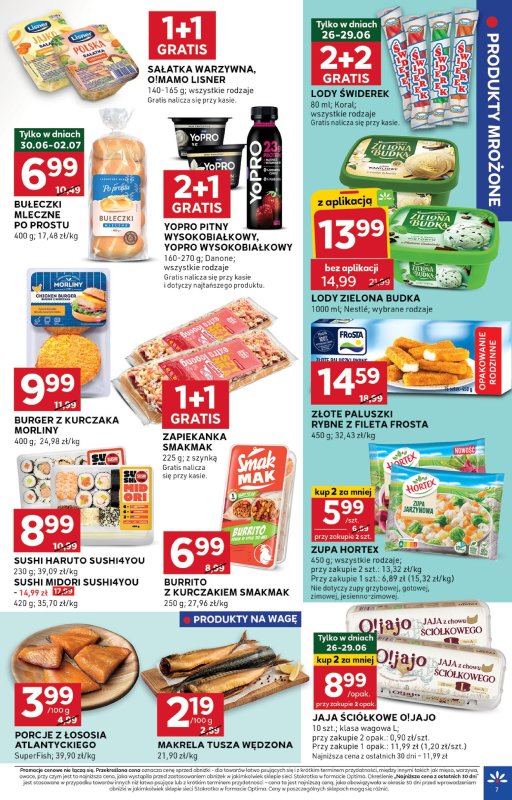 Stokrotka - gazetka promocyjna Gazetka Optima od czwartku 26.06 do środy 02.07 - strona 7
