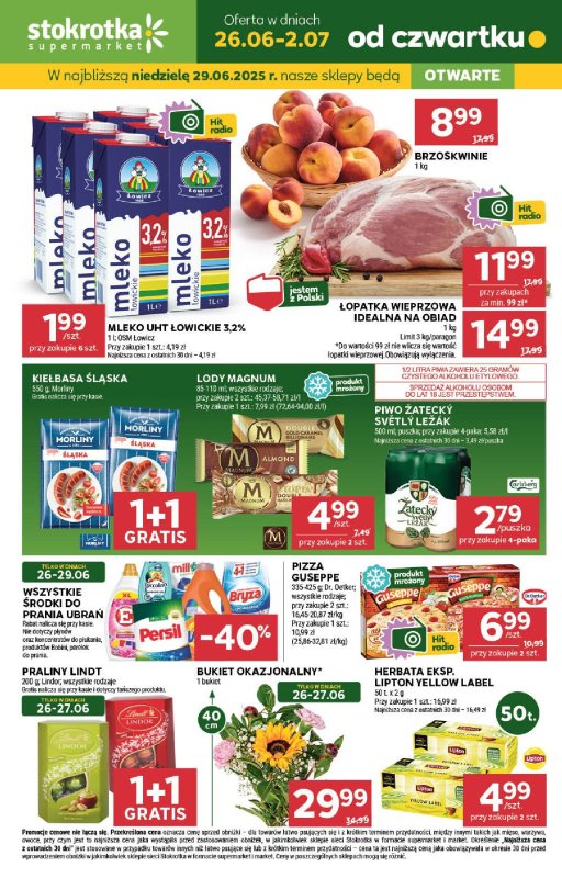 Stokrotka - gazetka promocyjna Gazetka Supermarket od czwartku 26.06 do środy 02.07