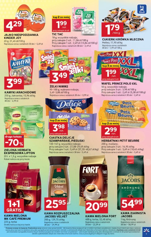 Stokrotka - gazetka promocyjna Gazetka Optima od czwartku 03.07 do środy 09.07 - strona 9