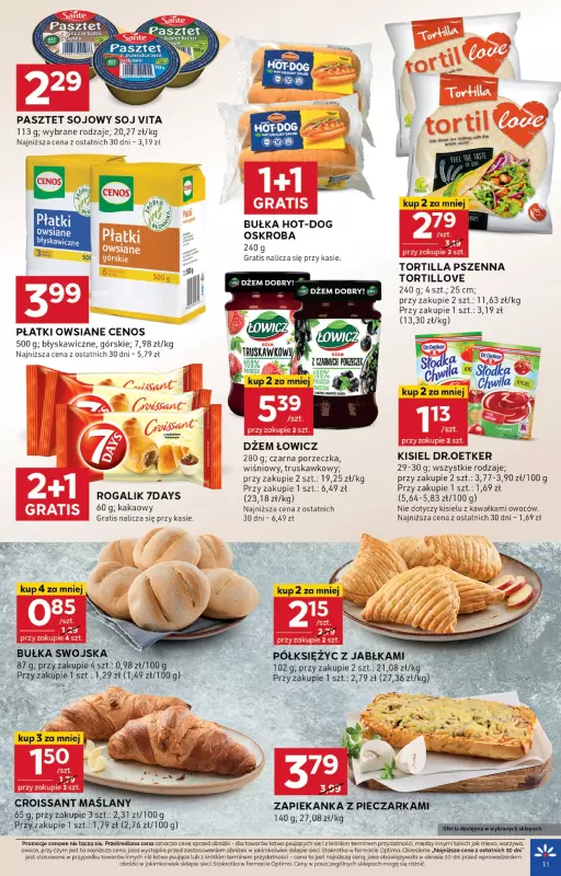 Stokrotka - gazetka promocyjna Gazetka Optima od czwartku 03.07 do środy 09.07 - strona 11