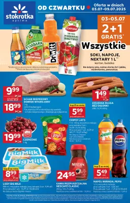 Stokrotka - gazetka promocyjna Gazetka Optima od czwartku 03.07 do środy 09.07