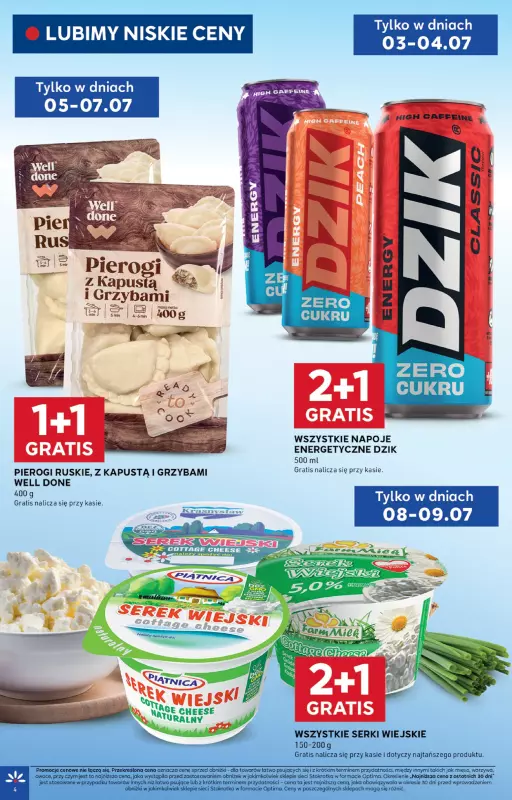 Stokrotka - gazetka promocyjna Gazetka Optima od czwartku 03.07 do środy 09.07 - strona 4