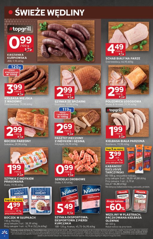 Stokrotka - gazetka promocyjna Gazetka Optima od czwartku 03.07 do środy 09.07 - strona 2
