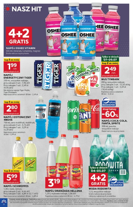 Stokrotka - gazetka promocyjna Gazetka Optima od czwartku 03.07 do środy 09.07 - strona 12