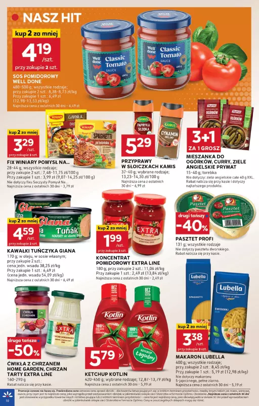 Stokrotka - gazetka promocyjna Gazetka Optima od czwartku 03.07 do środy 09.07 - strona 10