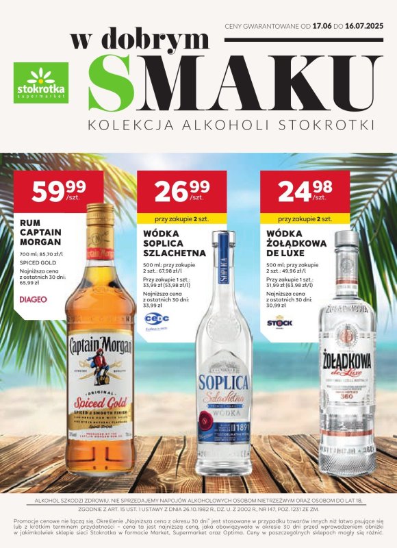 Stokrotka - gazetka promocyjna W dobrym smaku od wtorku 17.06 do środy 16.07
