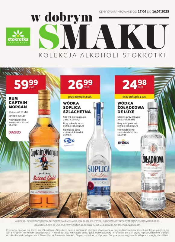 Stokrotka - gazetka promocyjna W dobrym smaku od wtorku 17.06 do środy 16.07
