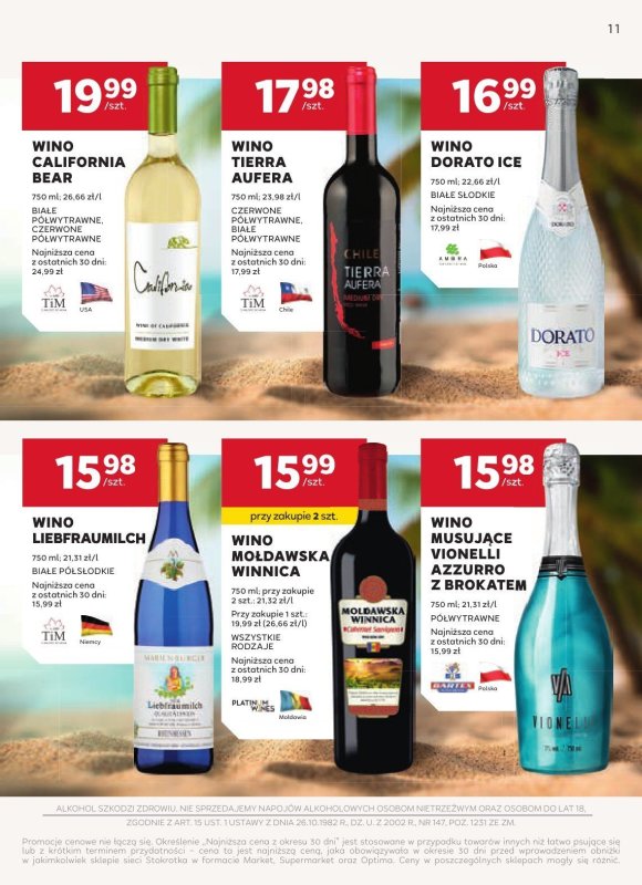 Stokrotka - gazetka promocyjna W dobrym smaku od środy 02.07 do środy 16.07 - strona 11