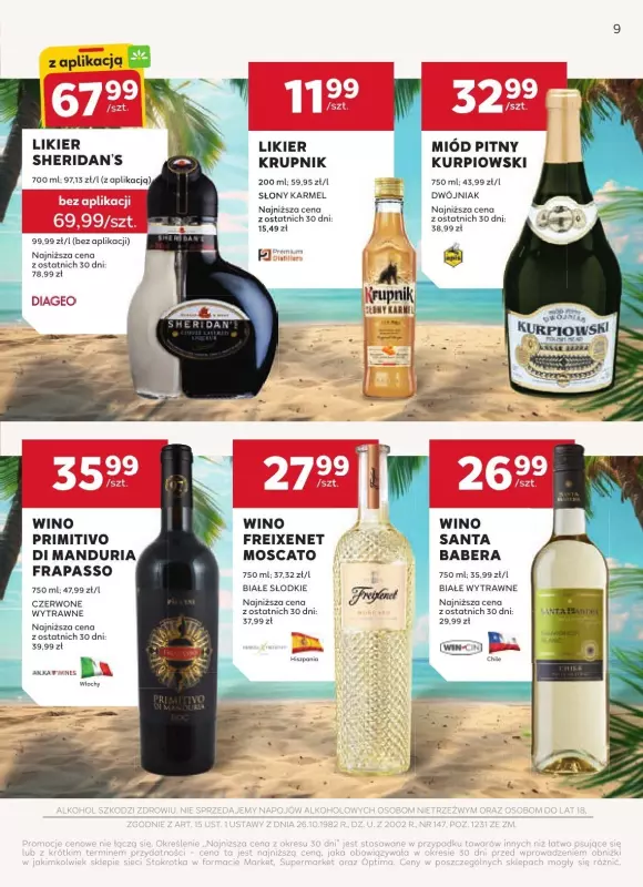Stokrotka - gazetka promocyjna W dobrym smaku od środy 02.07 do środy 16.07 - strona 9