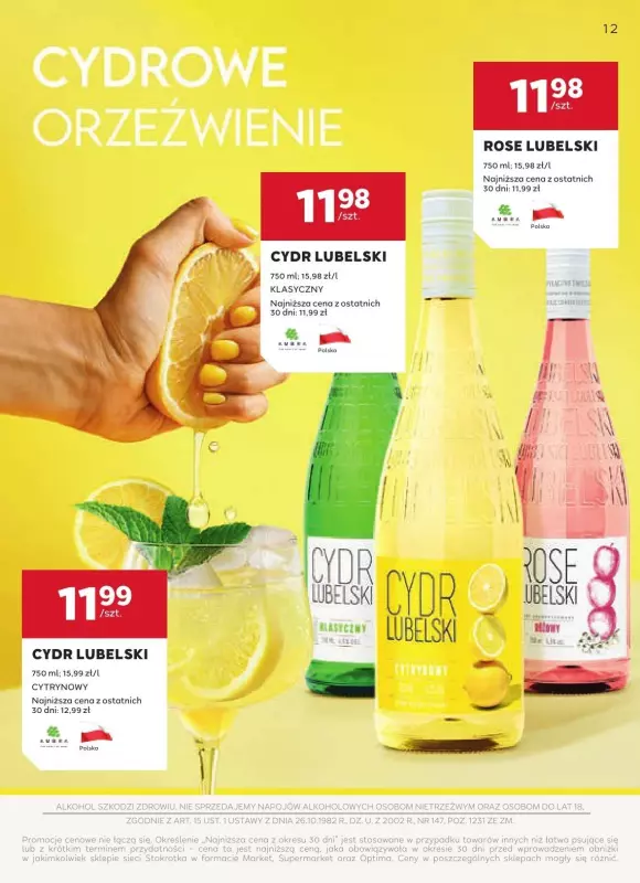 Stokrotka - gazetka promocyjna W dobrym smaku od środy 02.07 do środy 16.07 - strona 12