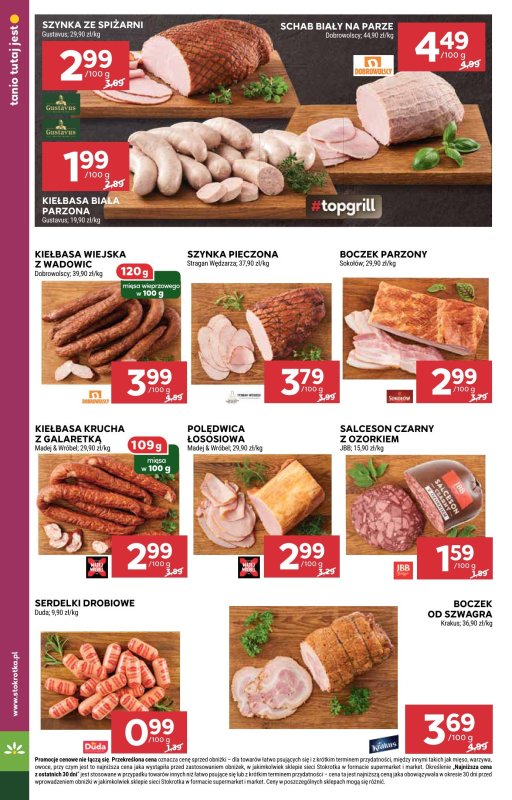 Stokrotka - gazetka promocyjna Gazetka Supermarket od czwartku 03.07 do środy 09.07 - strona 14