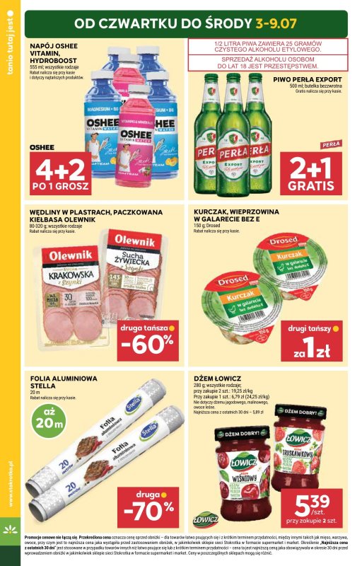 Stokrotka - gazetka promocyjna Gazetka Supermarket od czwartku 03.07 do środy 09.07 - strona 4