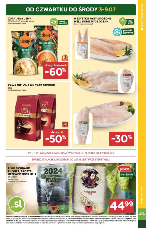 Stokrotka - gazetka promocyjna Gazetka Supermarket od czwartku 03.07 do środy 09.07 - strona 5