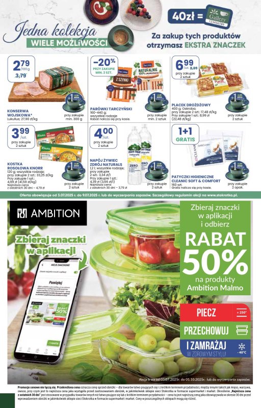 Stokrotka - gazetka promocyjna Gazetka Market od czwartku 03.07 do środy 09.07 - strona 18