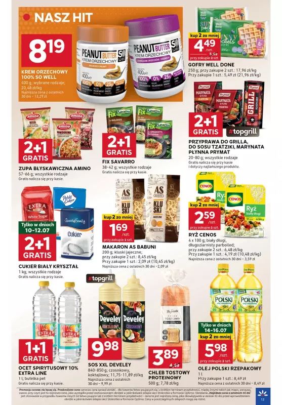Stokrotka - gazetka promocyjna Gazetka Optima od czwartku 10.07 do środy 16.07 - strona 13