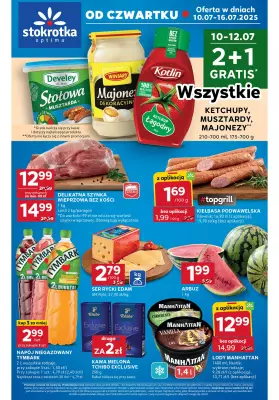 Stokrotka - gazetka promocyjna Gazetka Optima od czwartku 10.07 do środy 16.07
