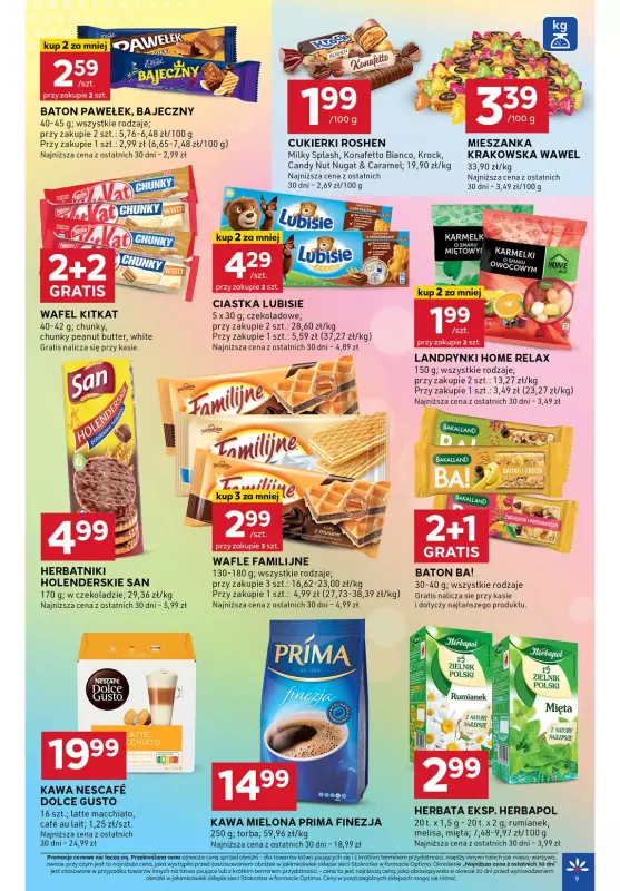 Stokrotka - gazetka promocyjna Gazetka Optima od czwartku 10.07 do środy 16.07 - strona 9