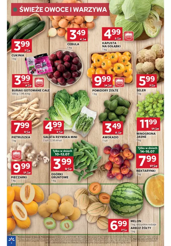 Stokrotka - gazetka promocyjna Gazetka Optima od czwartku 10.07 do środy 16.07 - strona 8