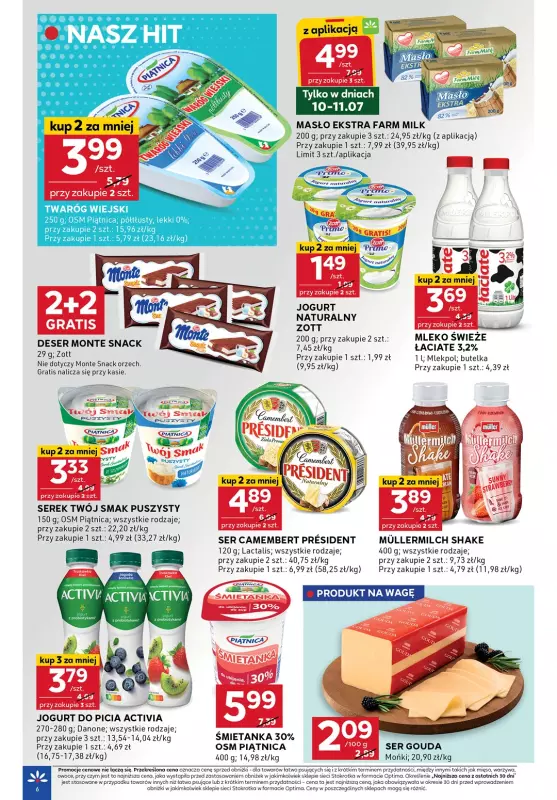 Stokrotka - gazetka promocyjna Gazetka Optima od czwartku 10.07 do środy 16.07 - strona 6