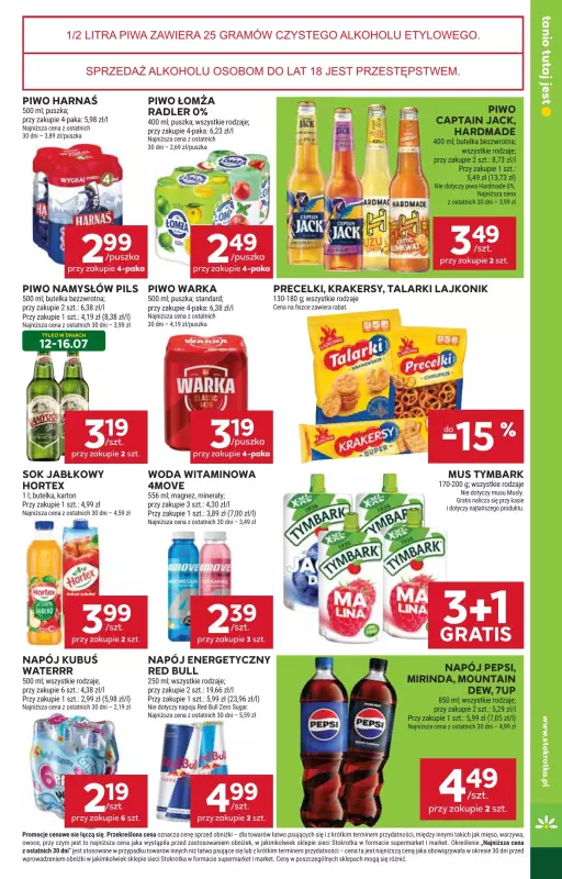 Stokrotka - gazetka promocyjna Gazetka Market od czwartku 10.07 do środy 16.07 - strona 17