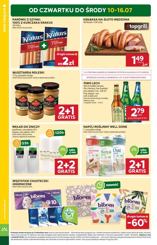 Stokrotka - gazetka promocyjna Gazetka Market od czwartku 10.07 do środy 16.07 - strona 4