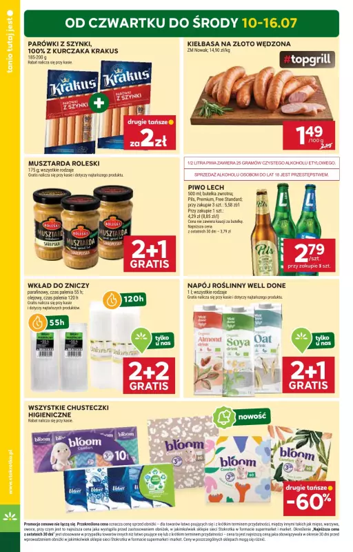 Stokrotka - gazetka promocyjna Gazetka Market od czwartku 10.07 do środy 16.07 - strona 4