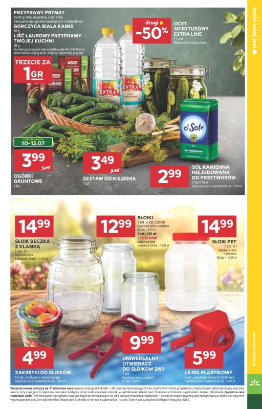 Stokrotka - gazetka promocyjna Gazetka Supermarket od czwartku 10.07 do środy 16.07 - strona 5