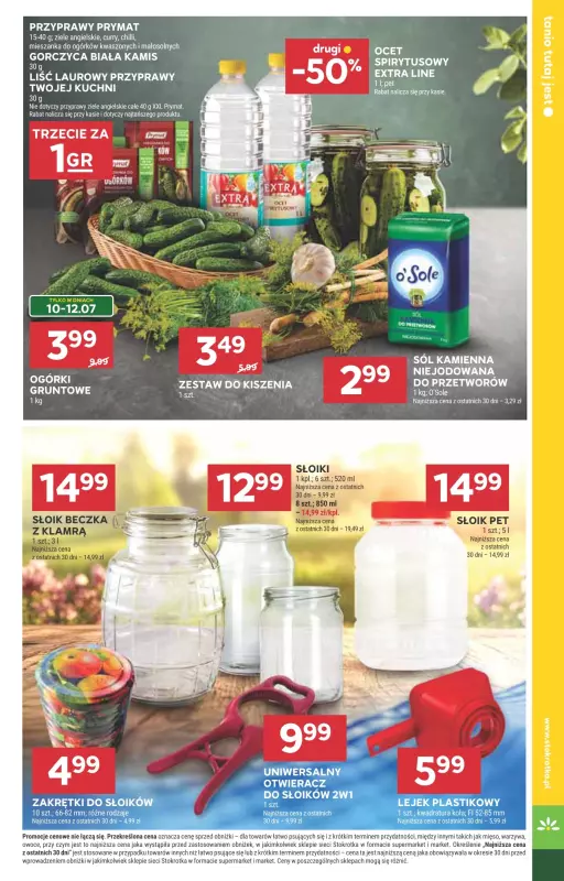 Stokrotka - gazetka promocyjna Gazetka Supermarket od czwartku 10.07 do środy 16.07 - strona 5