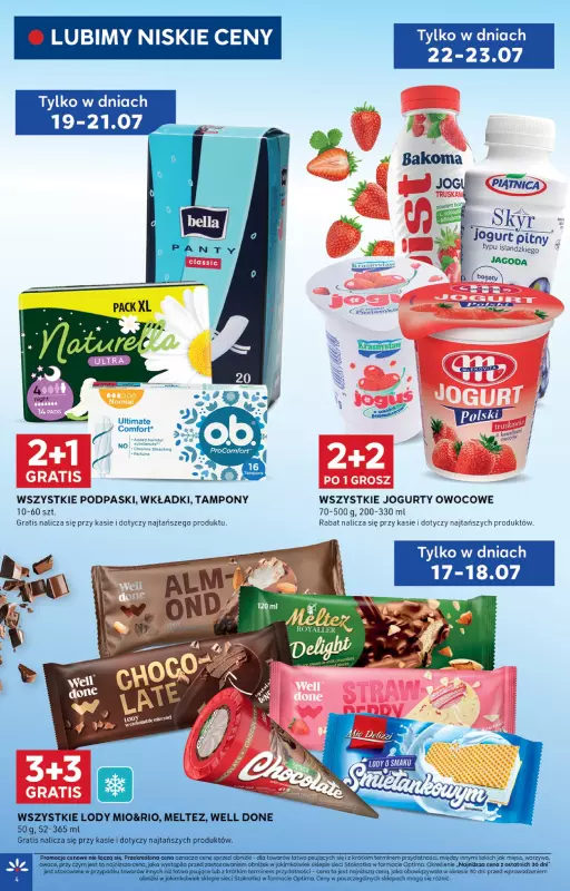 Stokrotka - gazetka promocyjna Gazetka Optima od czwartku 17.07 do środy 23.07 - strona 4