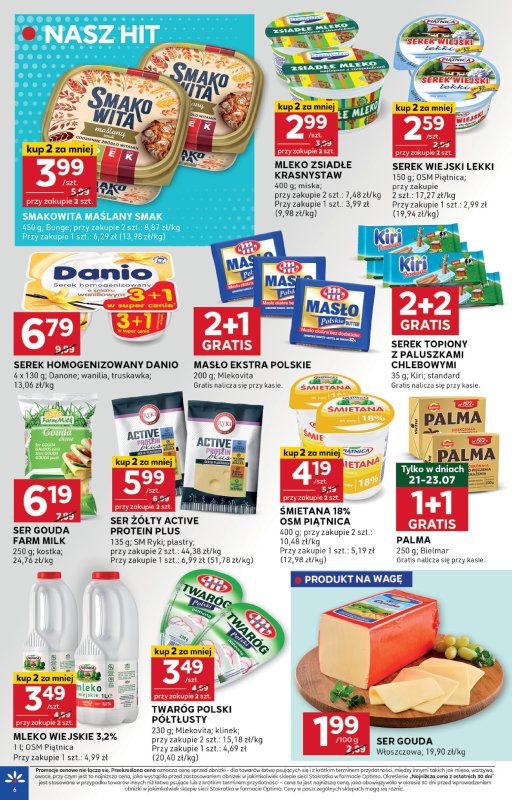 Stokrotka - gazetka promocyjna Gazetka Optima od czwartku 17.07 do środy 23.07 - strona 6