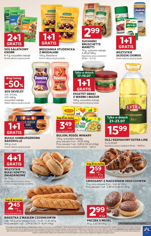 Stokrotka - gazetka promocyjna Gazetka Optima od czwartku 17.07 do środy 23.07 - strona 11