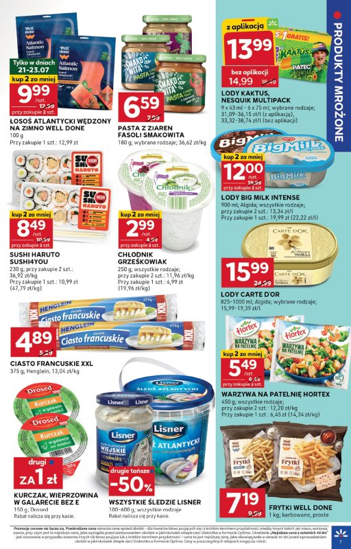 Stokrotka - gazetka promocyjna Gazetka Optima od czwartku 17.07 do środy 23.07 - strona 7