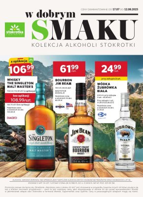 Stokrotka - gazetka promocyjna W dobrym smaku od czwartku 17.07 do wtorku 12.08