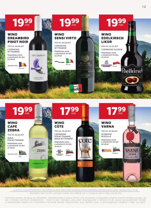 Stokrotka - gazetka promocyjna W dobrym smaku od czwartku 17.07 do wtorku 12.08 - strona 12