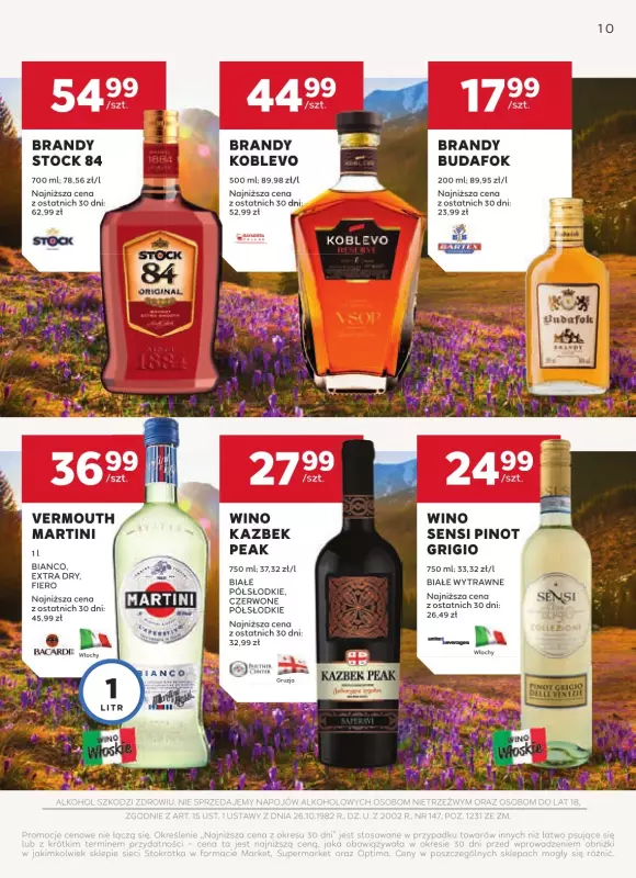 Stokrotka - gazetka promocyjna W dobrym smaku od czwartku 17.07 do wtorku 12.08 - strona 10
