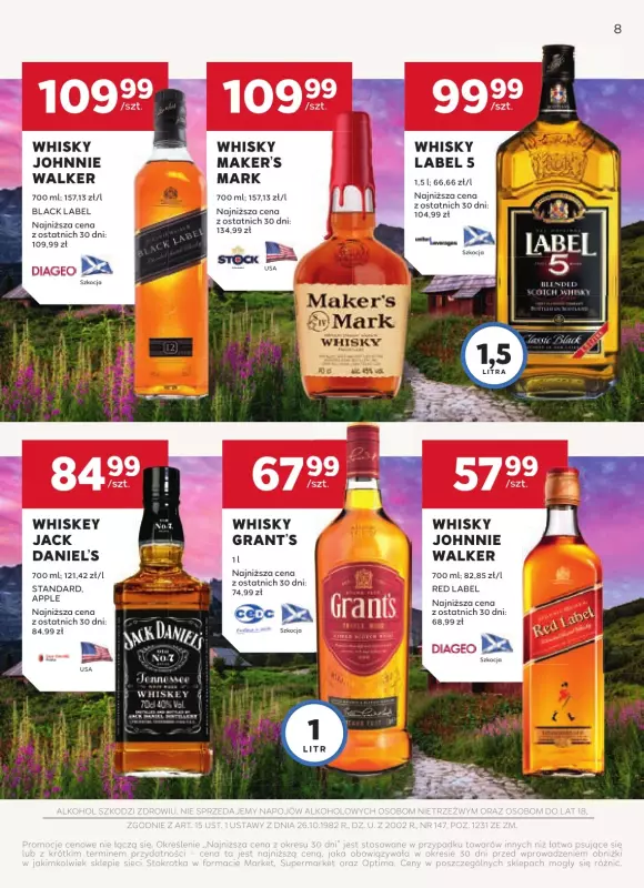 Stokrotka - gazetka promocyjna W dobrym smaku od czwartku 17.07 do wtorku 12.08 - strona 8