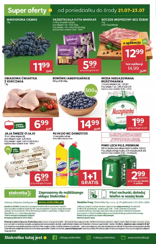 Stokrotka - gazetka promocyjna Gazetka Market od czwartku 17.07 do środy 23.07 - strona 26