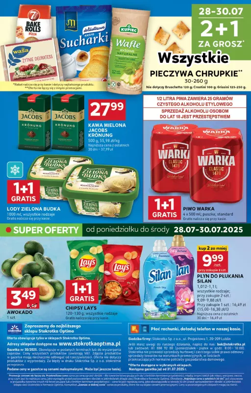 Stokrotka - gazetka promocyjna Gazetka Optima od czwartku 24.07 do środy 30.07 - strona 16