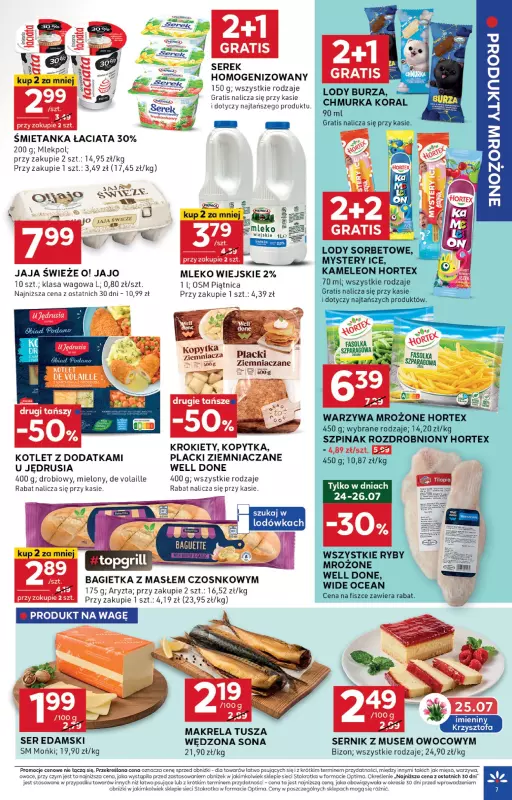 Stokrotka - gazetka promocyjna Gazetka Optima od czwartku 24.07 do środy 30.07 - strona 7