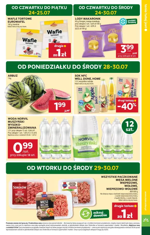 Stokrotka - gazetka promocyjna Gazetka Supermarket od czwartku 24.07 do środy 30.07 - strona 5