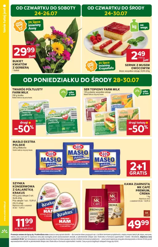 Stokrotka - gazetka promocyjna Gazetka Supermarket od czwartku 24.07 do środy 30.07 - strona 4